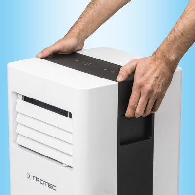 Mobilus oro kondicionierius Trotec PAC 2100 X ir lango tarpinė Trotec AirLock 100
