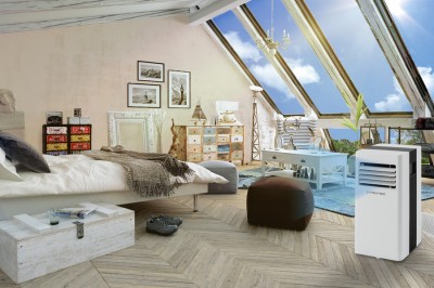 Mobilus oro kondicionierius Trotec PAC 2600 X ir lango tarpinė Trotec Airlock 100