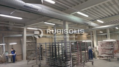 ORO DRĖKINIMAS BALDŲ GAMYBOS CECHUOSE