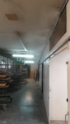 ORO DRĖKINIMAS BILIARDO STALŲ GAMYBOS CECHUOSE