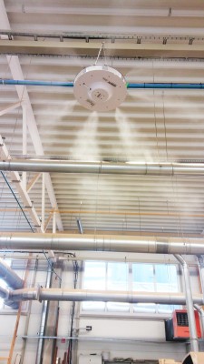 ORO DRĖKINIMAS MEDIENOS GAMYBOS ĮMONĖS PATALPOSE