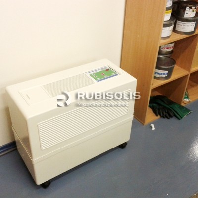 ORO DRĖKINIMAS SPAUSTUVĖS GAMYBINĖSE PATALPOSE