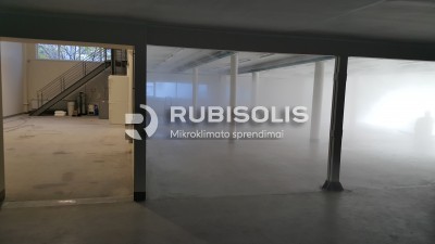 ORO DRĖKINIMAS SPAUSTUVĖS GAMYBINĖSE PATALPOSE