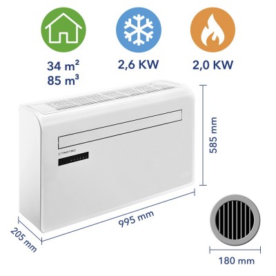 Oro kondicionierius Trotec PAC-W 2600 SH