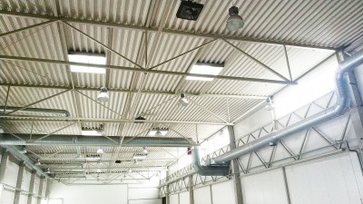 ORO SODINTUVŲ NAUDOJIMAS GAMYBOS PATALPOSE