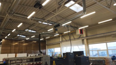 ORO SODINTUVŲ NAUDOJIMAS SPAUSTUVĖS PATALPOSE