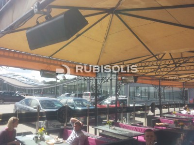 PICERIJOS „CHARLIE PIZZA“ LAUKO TERASOS ŠILDYMAS