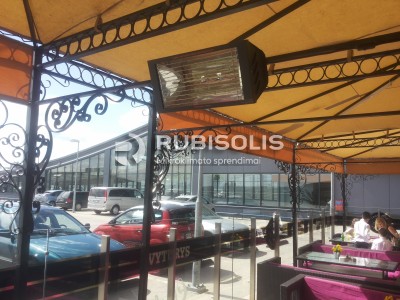 PICERIJOS „CHARLIE PIZZA“ LAUKO TERASOS ŠILDYMAS