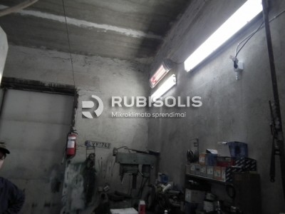 REMONTO DIRBTUVIŲ ŠILDYMAS KVARCINIAIS ŠILDYTUVAIS