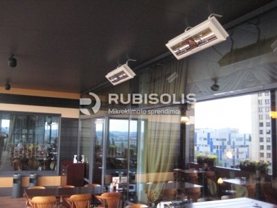 RESTORANO CARSKOJE SELO TERASOS ŠILDYMAS VILNIUJE (ŠILDYTUVAI VARMA TEC)