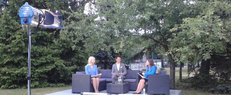 Rubisolio lauko šildytuvai šildo laidos Labas Rytas komanda!