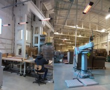 SANDĖLIO DARBO ZONŲ ŠILDYMAS