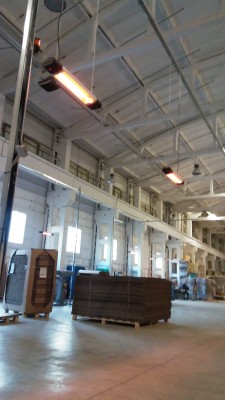 SANDĖLIO DARBO ZONŲ ŠILDYMAS