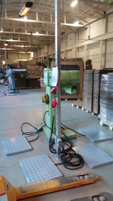 SANDĖLIO DARBO ZONŲ ŠILDYMAS