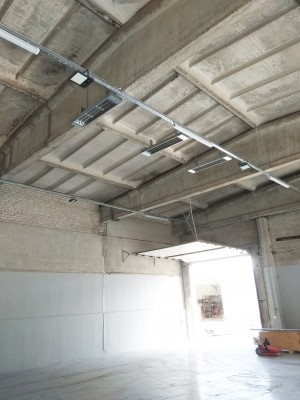 SANDĖLIO DARBO ZONŲ ŠILDYMAS