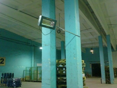 SANDĖLIO DARBO ZONŲ ŠILDYMAS