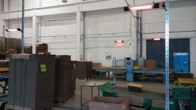 SANDĖLIO DARBO ZONŲ ŠILDYMAS