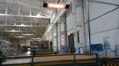 SANDĖLIO DARBO ZONŲ ŠILDYMAS