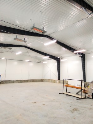 SANDĖLIO ŠILDYMAS TENINIAIS ŠILDYTUVAIS