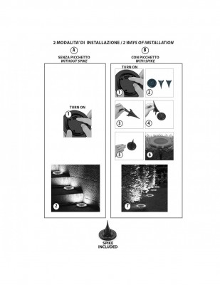 Saulės energija įkraunamas LED lauko šviestuvas Enterprise, 2vnt