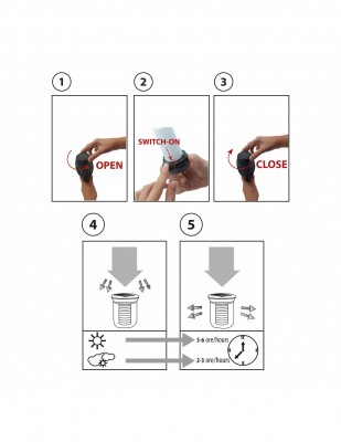 Saulės energija įkraunamas LED lauko šviestuvas su liepsnos efektu Olympia