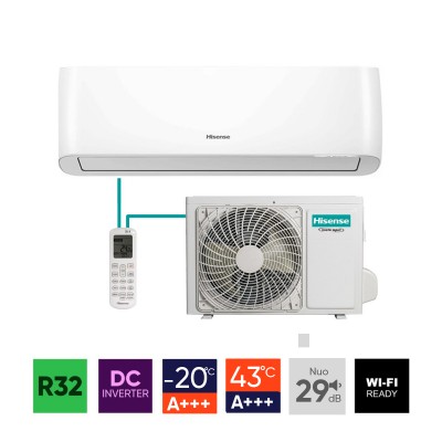 Sieninių mono-split šildymo-kondicionavimo sistemų Hisense Energy Pro komplektai 