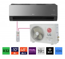 Sieninių mono-split šildymo-kondicionavimo sistemų LG Artcool mirror komplektai