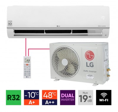 Sieninių mono-split šildymo-kondicionavimo sistemų LG Standard Plus komplektai