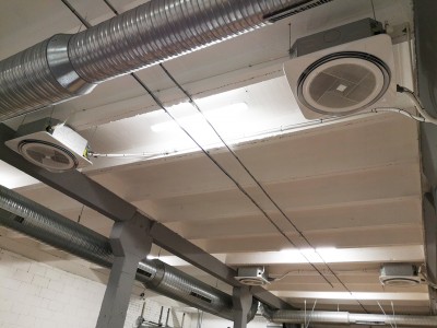 ŠILDYMAS-KONDICIONAVIMAS FILTRŲ GAMYBOS PATALPOSE