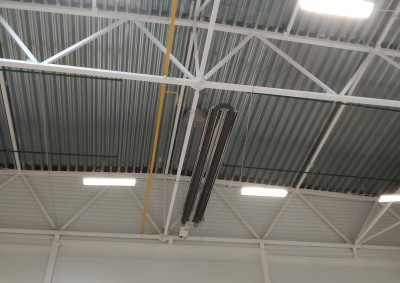 SIUVYKLOS PATALPŲ DUJINIS PRAMONINIS ŠILDYMAS