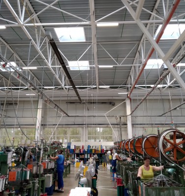 SIUVYKLOS PATALPŲ DUJINIS PRAMONINIS ŠILDYMAS