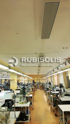 SIUVYKLOS ŠILDYMAS SPINDULINIAIS ŠILDYTUVAIS