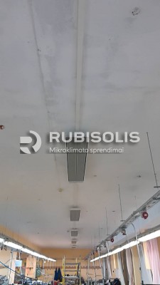 SIUVYKLOS ŠILDYMAS SPINDULINIAIS ŠILDYTUVAIS