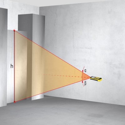 Skaitmeninis lazerinis atstumų matuoklis Trotec BD20