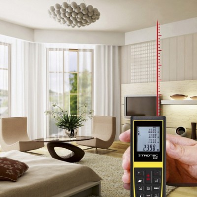 Skaitmeninis lazerinis atstumų matuoklis TROTEC BD21