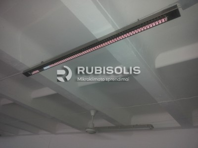 SPORTO SALĖS ŠILDYMAS TENINIAIS ŠILDYTUVAIS