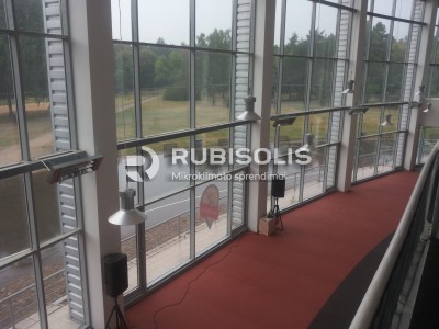 SPORTO SALĖS ŠILDYMAS TENINIAIS ŠILDYTUVAIS