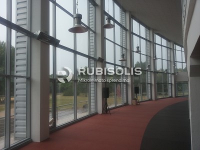 SPORTO SALĖS ŠILDYMAS TENINIAIS ŠILDYTUVAIS