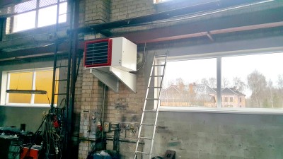 SUNKVEŽIMIŲ REMONTO DIRBTUVĖS DUJINIS PRAMONINIS ŠILDYMAS