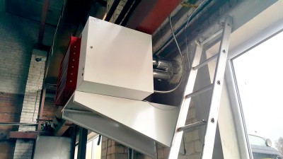 SUNKVEŽIMIŲ REMONTO DIRBTUVĖS DUJINIS PRAMONINIS ŠILDYMAS