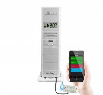 Temperatūros, drėgmės jutiklis  Technoline MA 10350 su išoriniu H2O detektoriumi