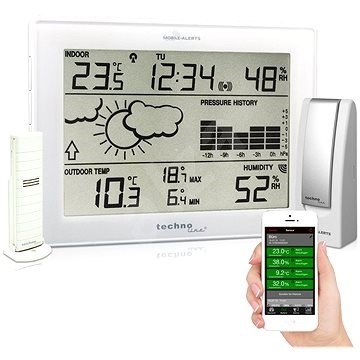 Tinklo modulio, orų stotelės  bei temperatūros / drėgmės jutiklio rinkinys Technoline MA 10006 