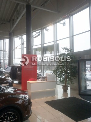 TOYOTA CENTRO "TOKVILA" ŠILDYMAS