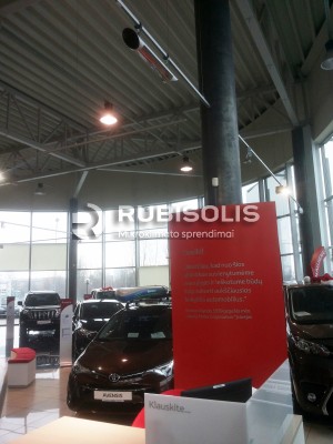 TOYOTA CENTRO "TOKVILA" ŠILDYMAS