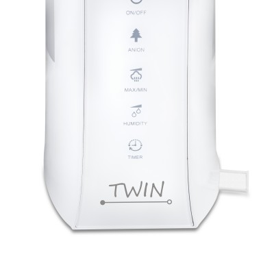 Ultragarsinis oro drėkintuvas Airbi TWIN + DOVANA eterinis aliejus