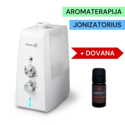 Ultragarsinis oro drėkintuvas Clean Air CA-602 + Dovana eterinis aliejus