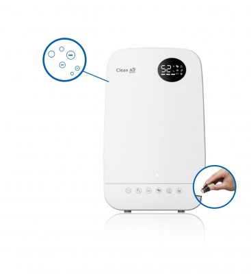 Ultragarsinis oro drėkintuvas Clean Air CA-606