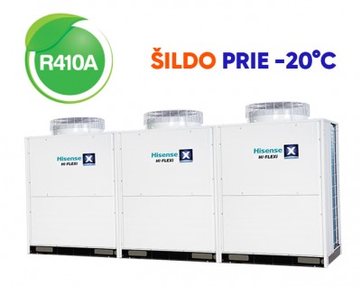 VRF šildymo-kondicionavimo sistemos išoriniai blokai Hisense Hi-FLEXi X