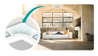 VRF šildymo-kondicionavimo sistemos vidiniai 4 krypčių kasetiniai blokai Hisense