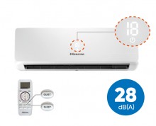 VRF šildymo-kondicionavimo sistemos vidiniai sieniniai blokai Hisense 